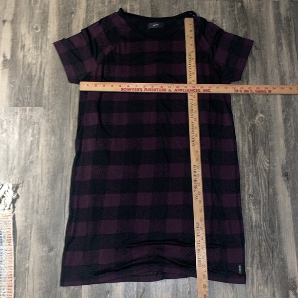 Diesel double lined plaid dress - medium - Picture 4 of 9